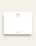 Elegant D Monogram Notecard Set